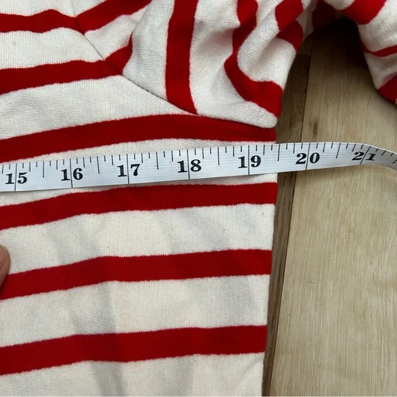 Juicy Couture Red and Cream Striped Zip Up Hoodie - Picture 9 of 12